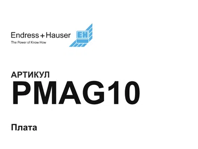 PMAG10 Endress+Hauser