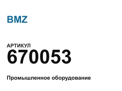 670053 BMZ