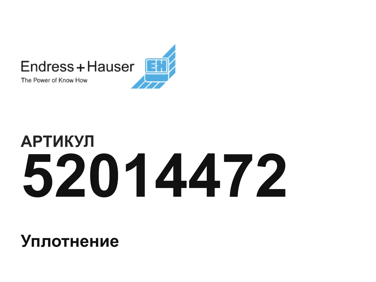 52014472 Endress+Hauser