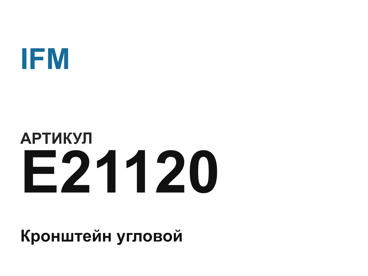 E21120 IFM