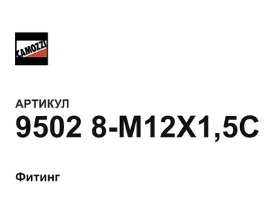 95028M12X15C Camozzi