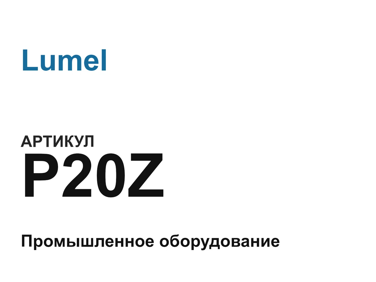 P20Z Lumel