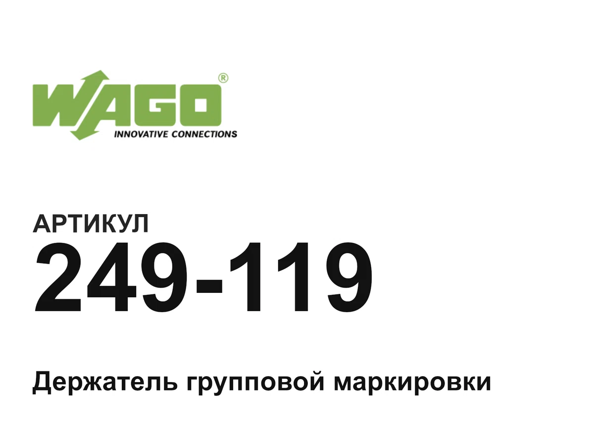 249119 Wago