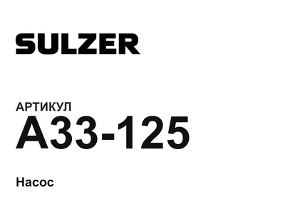 A33125 Sulzer
