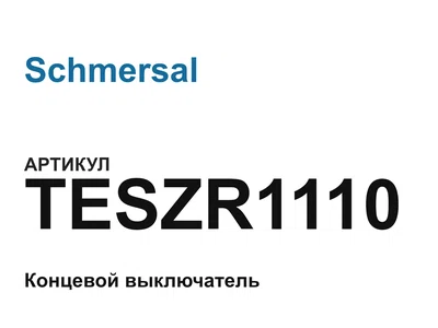 TESZR1110 Schmersal