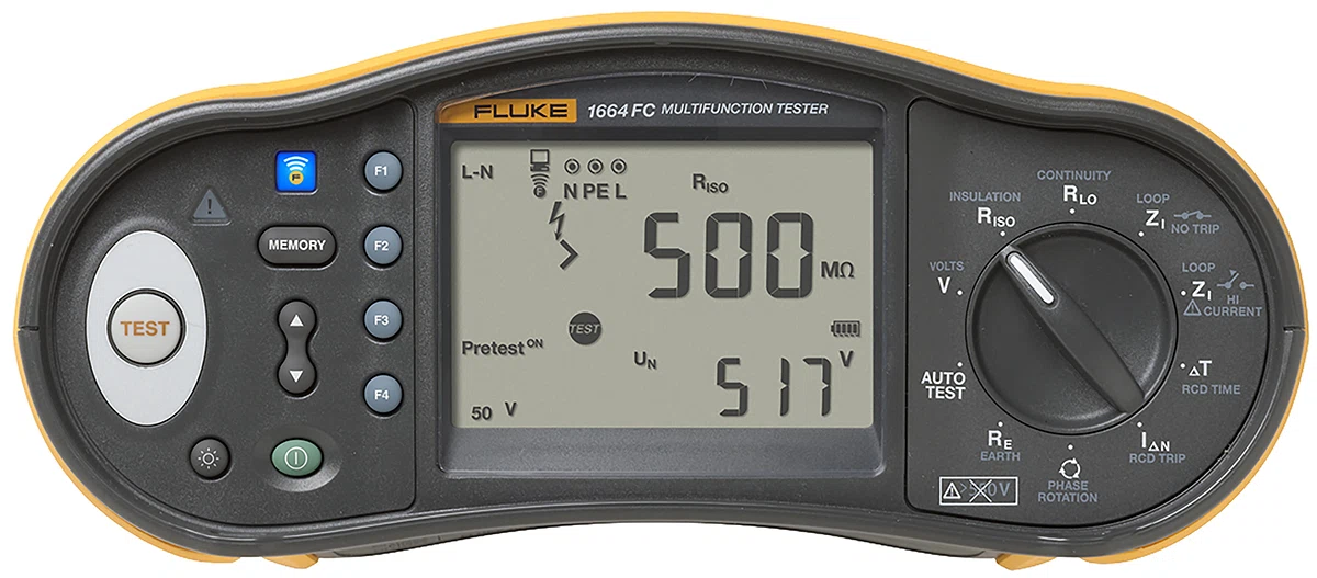 FLUKE 1664FC — Тестер электроустановок