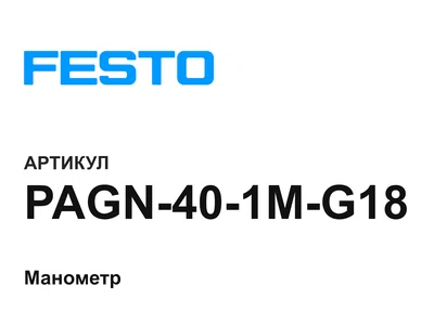 PAGN401MG18 FESTO