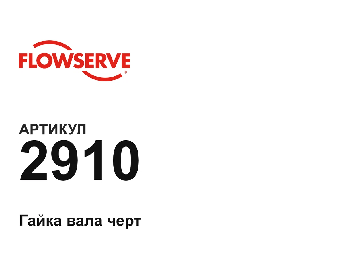 2910 Flowserve