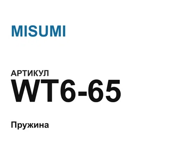 WT665 MISUMI