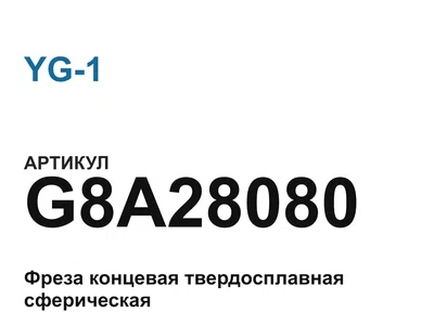G8A28080 YG-1