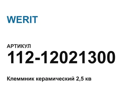 11212021300 WERIT