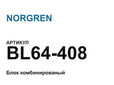 BL64408 NORGREN