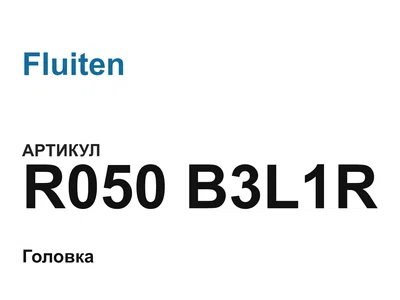 R050B3L1R Fluiten