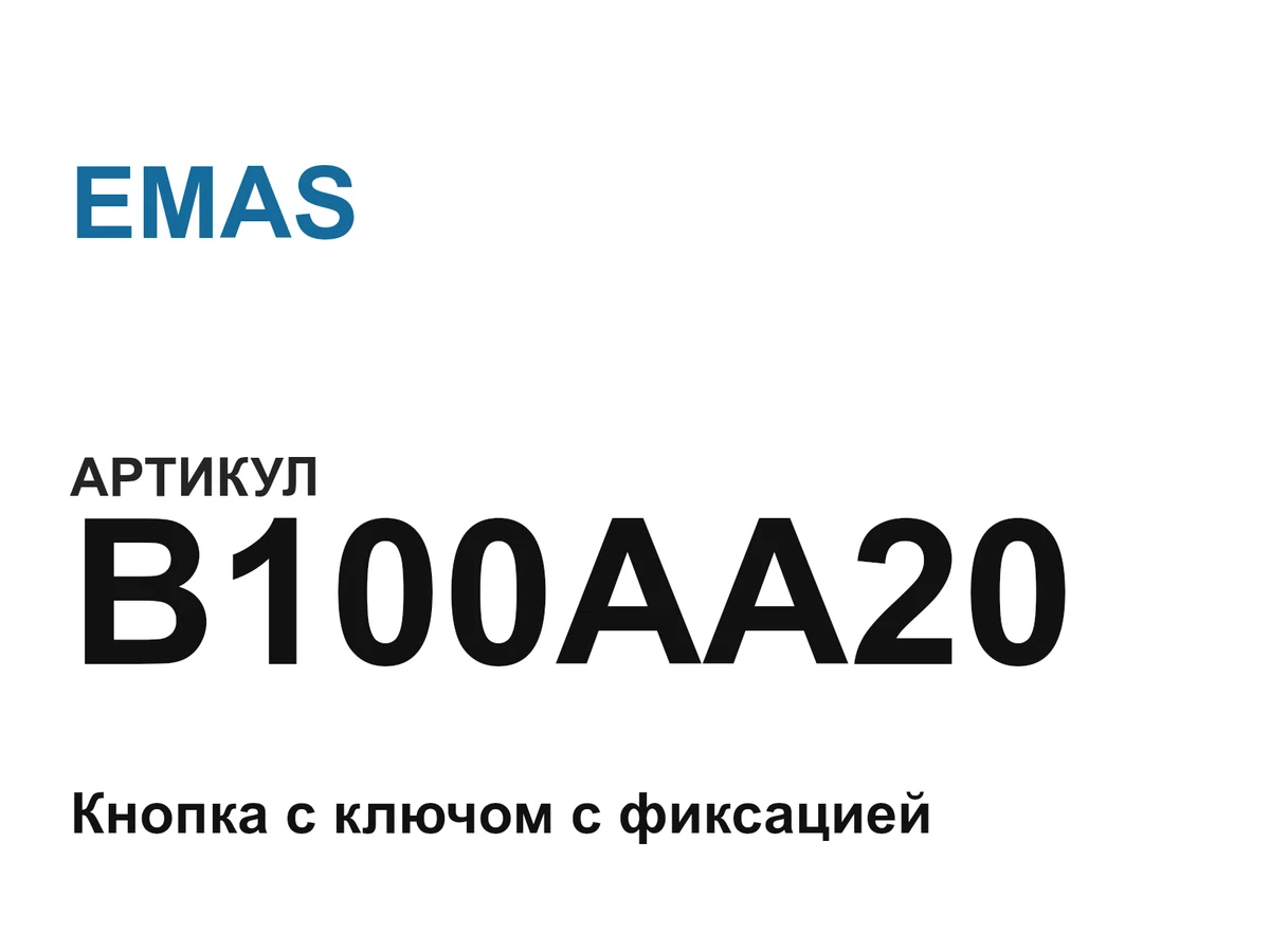 B100AA20 EMAS