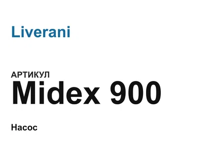 Midex900 Liverani