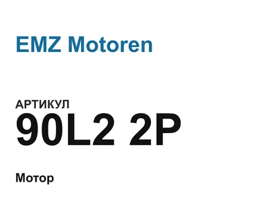 90L22P EMZ Motoren