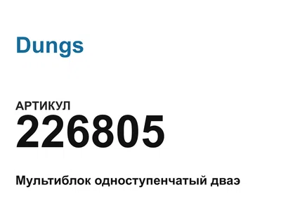 226805 Dungs
