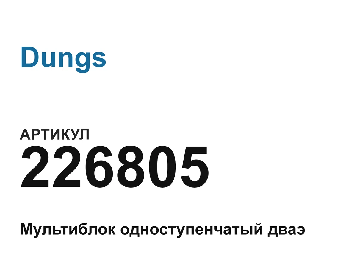 226805 Dungs