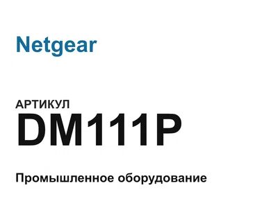 DM111P Netgear