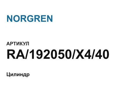 RA192050X440 NORGREN