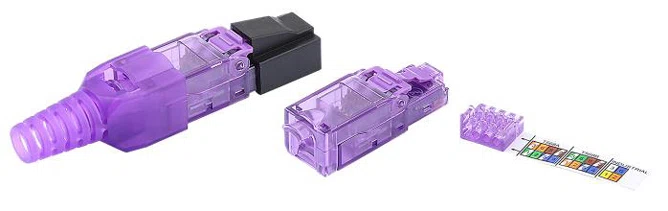 PLUD-8P8C-S-C6-VL Hyperline Разъемы