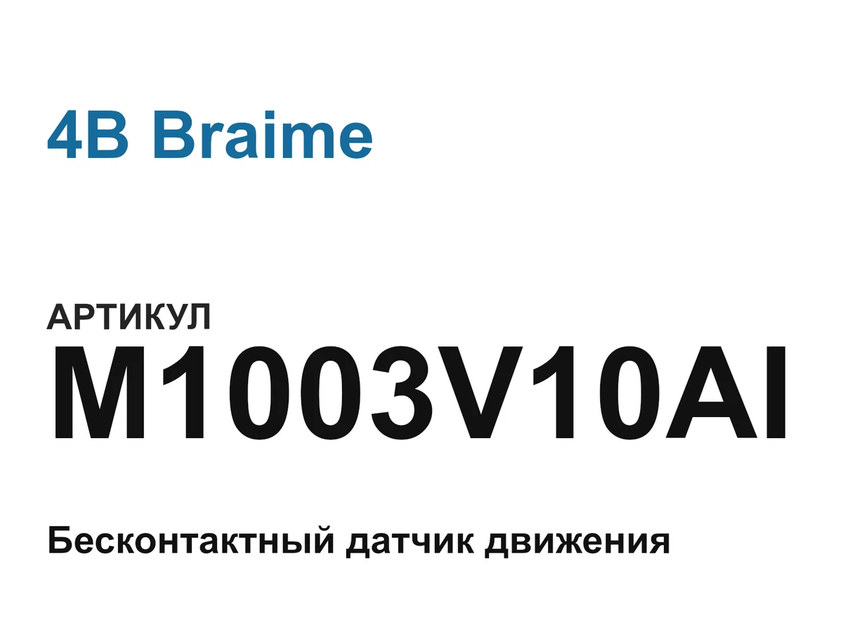 M1003V10AI 4B Braime