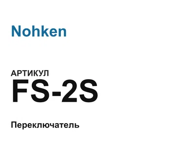 FS2S Nohken