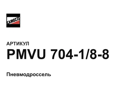 PMVU704188 Camozzi