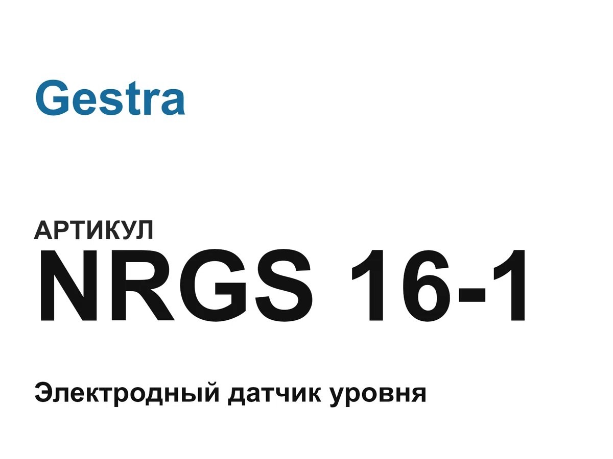 NRGS161 Gestra