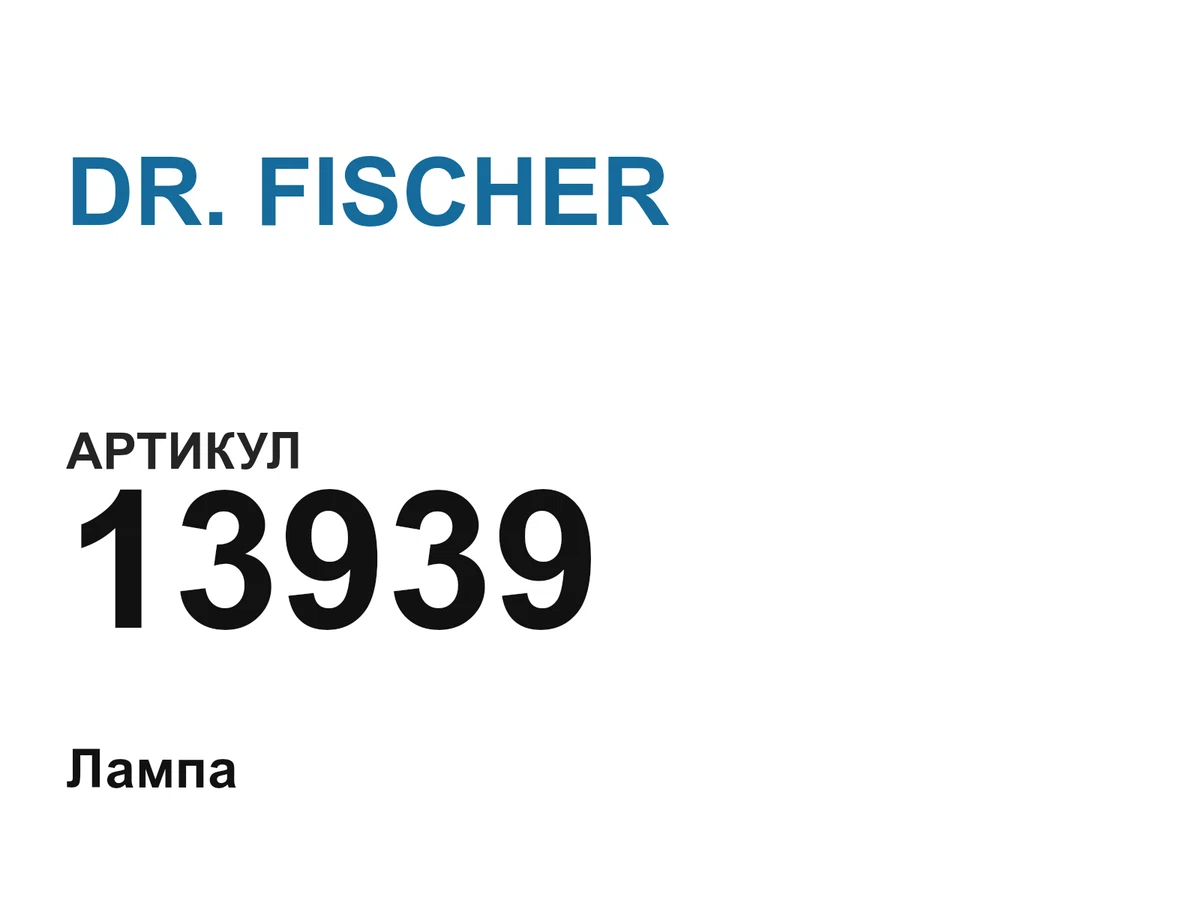 13939 DR. FISCHER