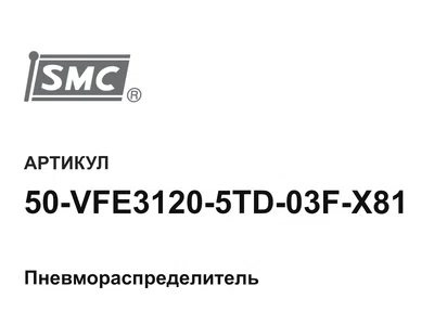 50VFE31205TD03FX81 SMC
