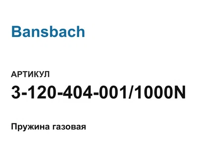 31204040011000N Bansbach