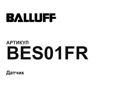 BES01FR BALLUFF