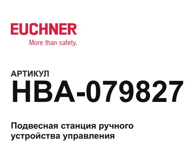 HBA079827 Euchner