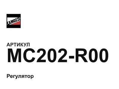 MC202R00 Camozzi