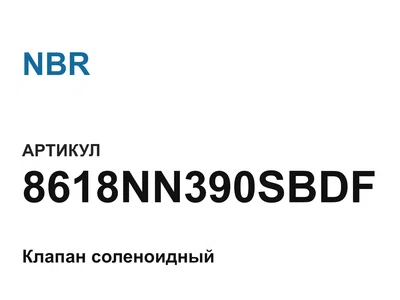 8618NN390SBDF NBR