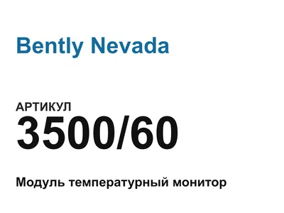 350060 Bently Nevada