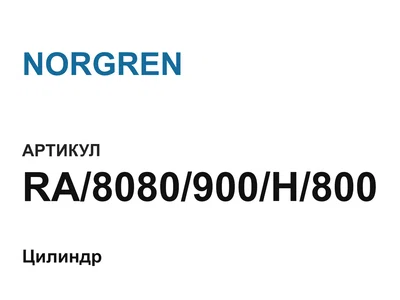 RA8080900H800 NORGREN