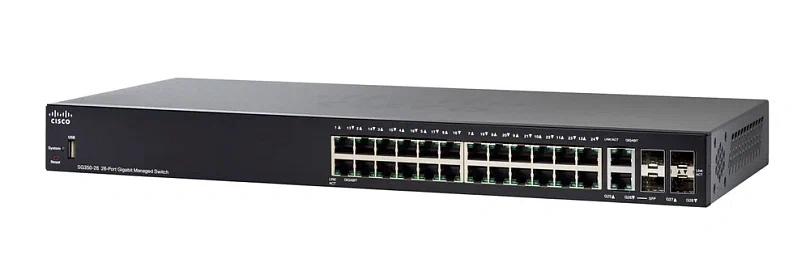 SG350-28MP Cisco Коммутаторы