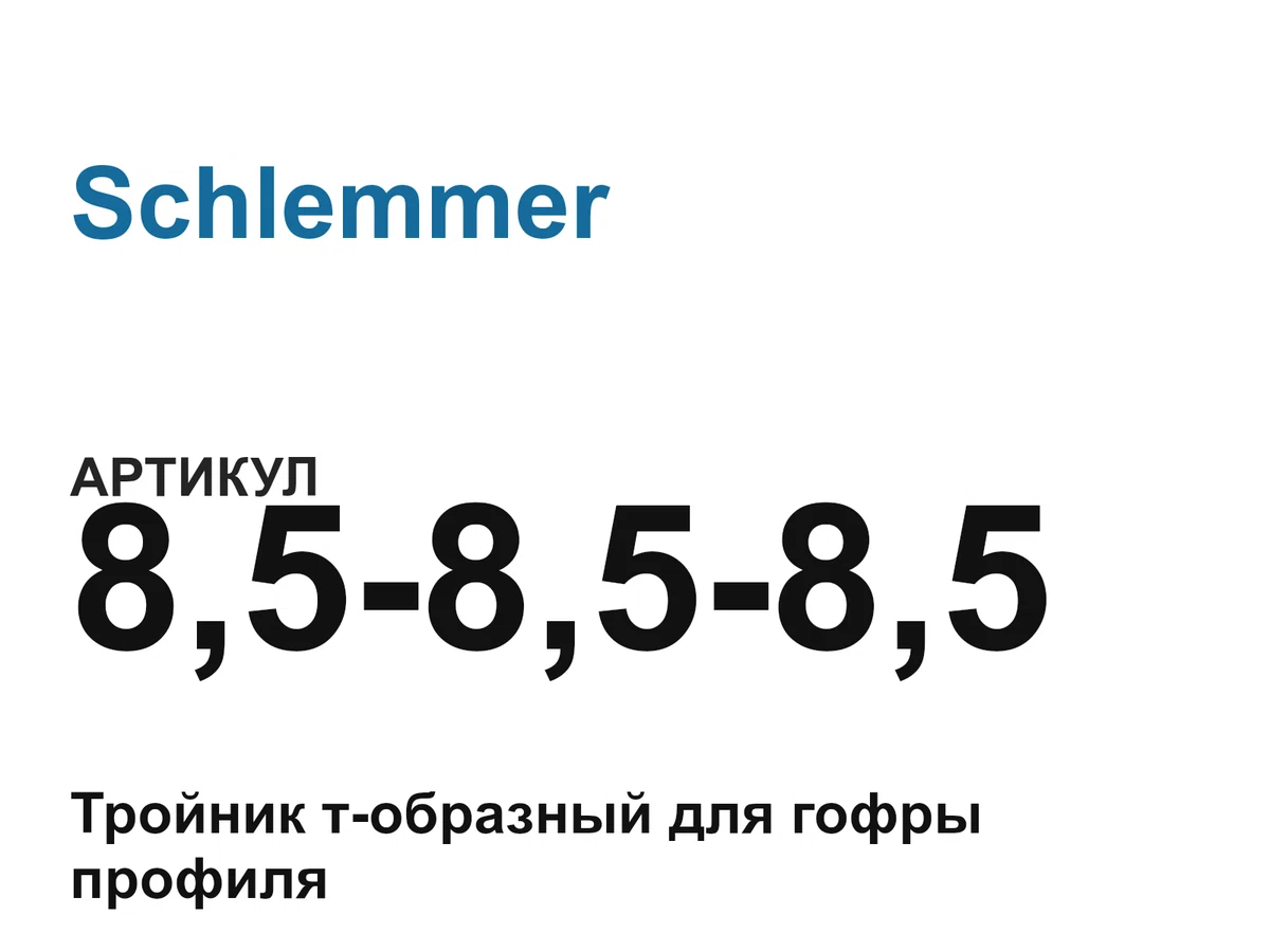 858585 Schlemmer