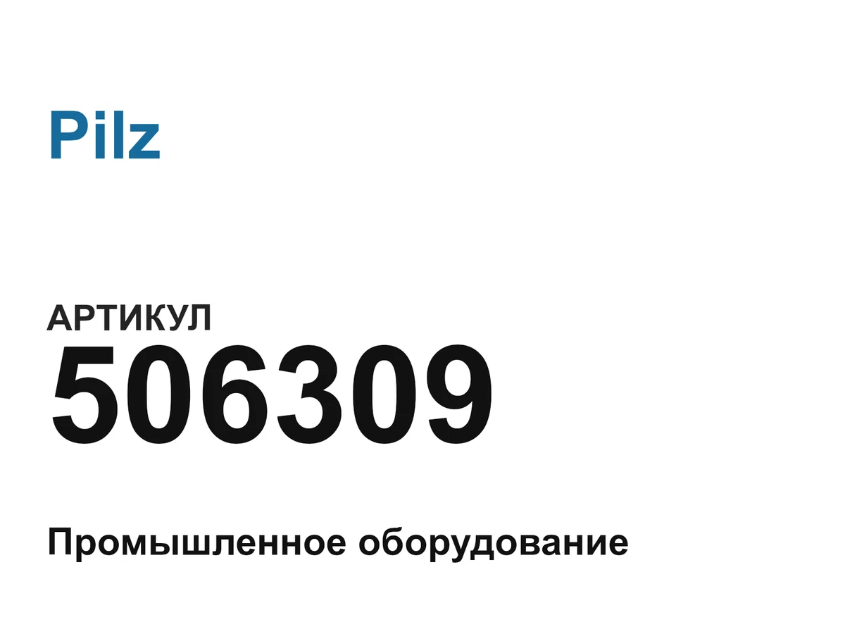 506309 Pilz