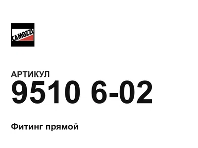 9510602 Camozzi