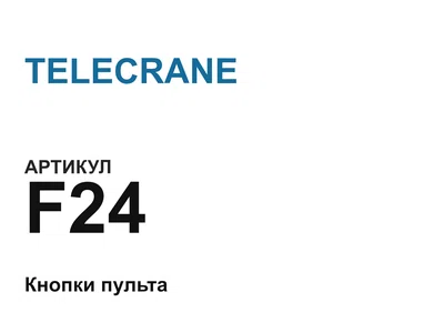 F24 TELECRANE