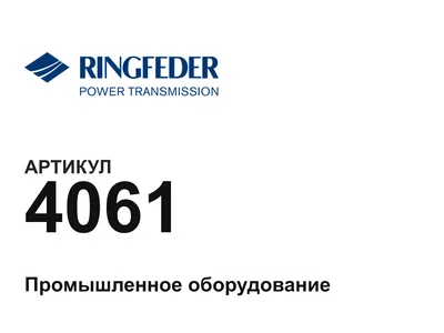 4061 RINGFEDER